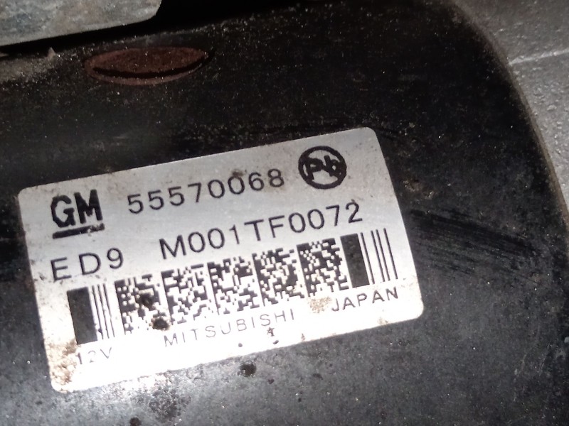 Recambio de motor arranque para opel astra j (p10) 1.6 cdti (68) referencia OEM IAM 55570068  M001TF0072