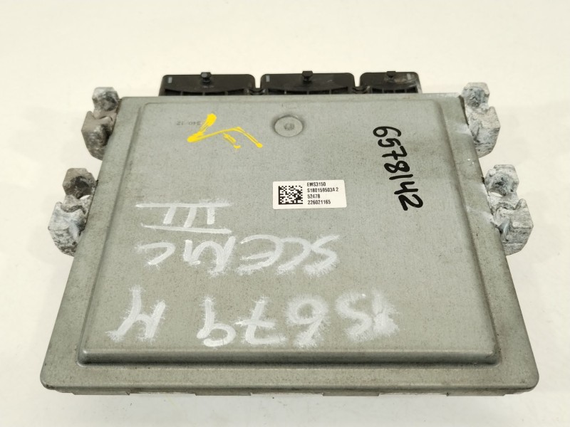 Recambio de centralita motor uce para renault scénic iii (jz0/1_) 1.2 tce referencia OEM IAM 237103251R 237102256R S180158108A