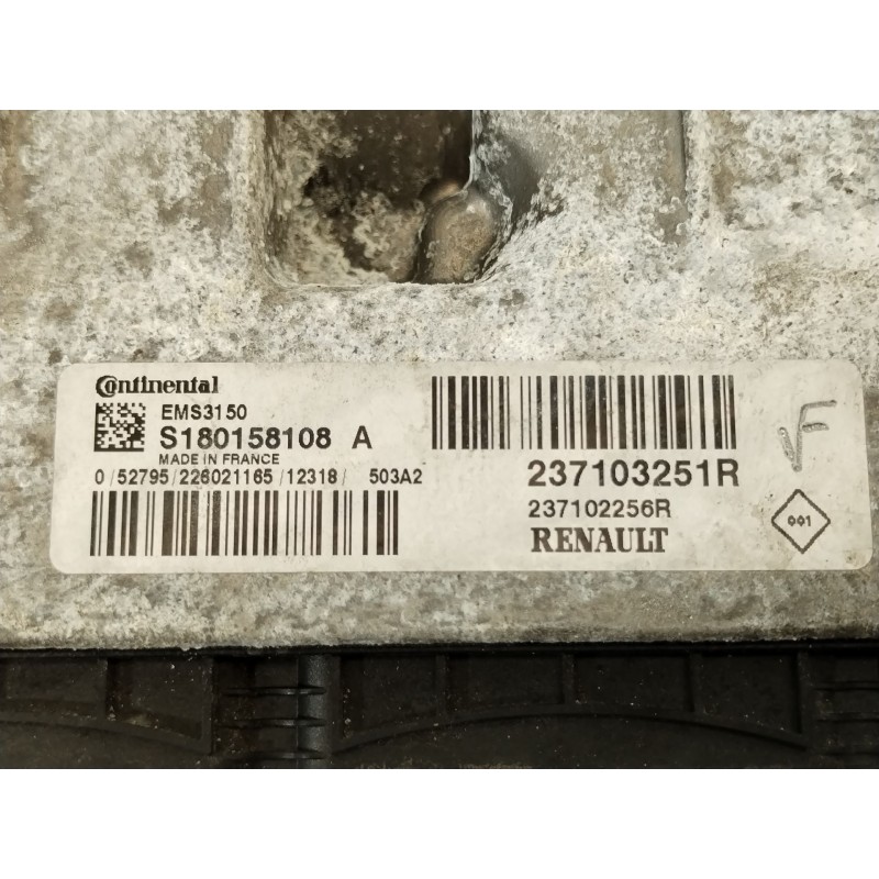 Recambio de centralita motor uce para renault scénic iii (jz0/1_) 1.2 tce referencia OEM IAM 237103251R 237102256R S180158108A