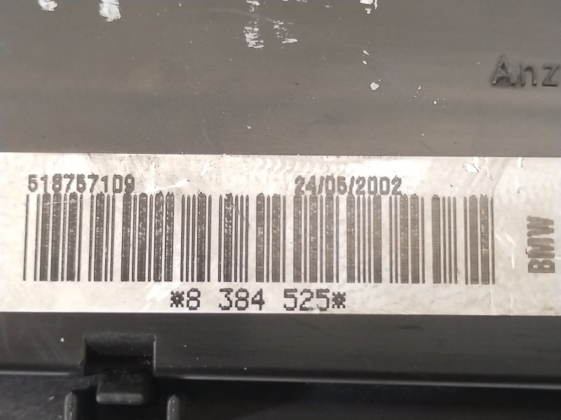 Recambio de caja reles / fusibles para bmw x5 (e53) 3.0d referencia OEM IAM 8380407 518757109 8384525