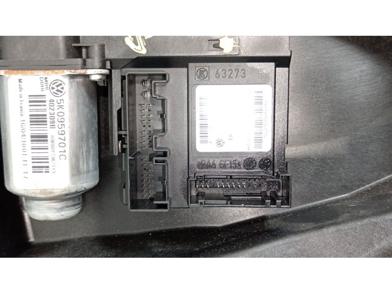 Recambio de elevalunas delantero izquierdo para volkswagen golf vi (5k1) 2.0 gti referencia OEM IAM 5K1837729Q 5K0959701C 5K0959