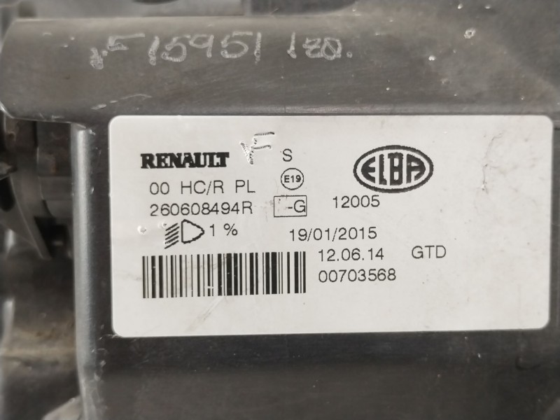 Recambio de faro izquierdo para dacia logan ii 1.5 dci referencia OEM IAM 260608494R  
