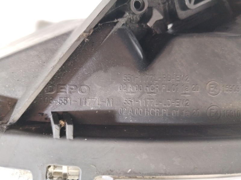 Recambio de faro izquierdo para renault scénic iii (jz0/1_) 1.5 dci referencia OEM IAM 260606760R  