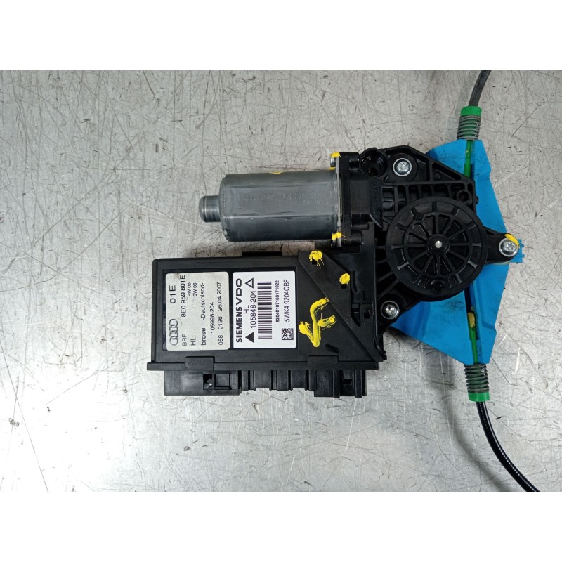 Recambio de elevalunas trasero izquierdo para audi a4 b7 (8ec) 2.0 tdi referencia OEM IAM 8E0839461C 8E0959801E 0130021767