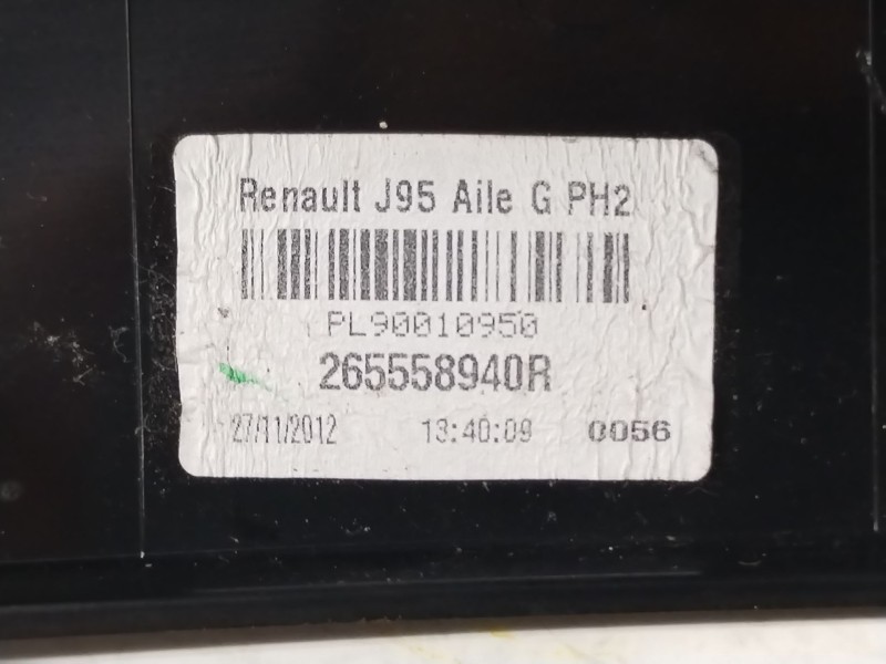 Recambio de piloto trasero izquierdo para renault scénic iii (jz0/1_) 1.2 tce referencia OEM IAM 265558940R 2655550013R 