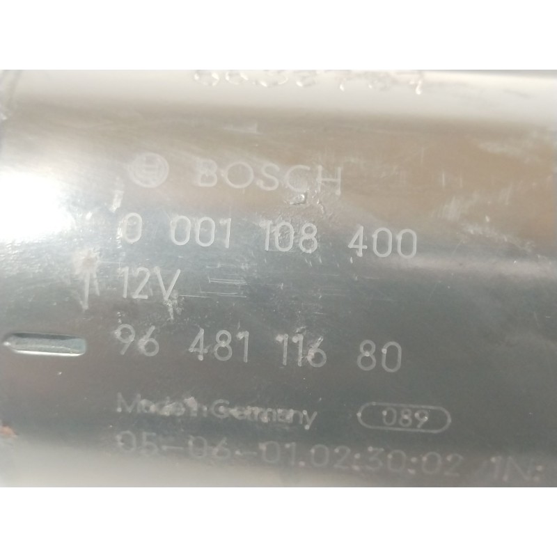 Recambio de motor arranque para citroën xsara picasso (n68) 2.0 hdi referencia OEM IAM 9648111680 0001108400 