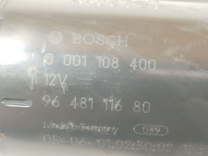 Recambio de motor arranque para citroën xsara picasso (n68) 2.0 hdi referencia OEM IAM 9648111680 0001108400 