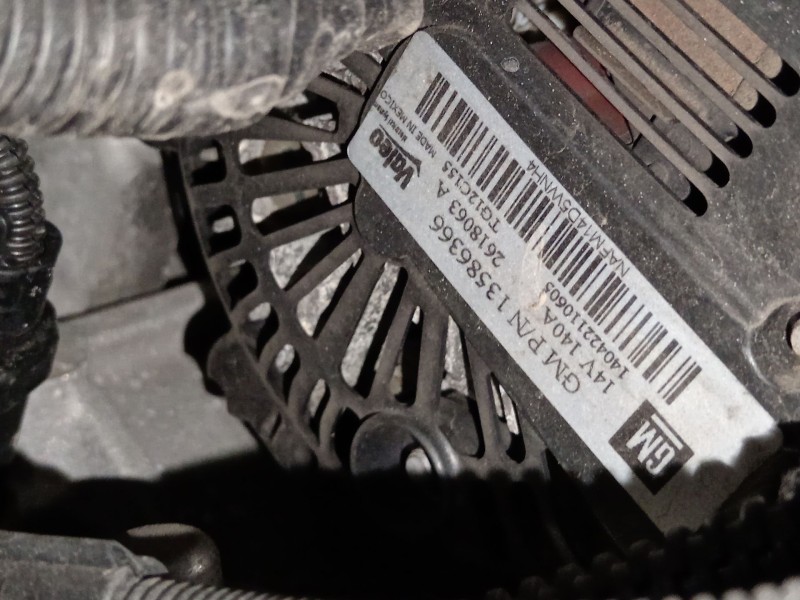 Recambio de alternador para opel astra j (p10) 1.6 cdti (68) referencia OEM IAM 13586366 TG12C155 2618063A