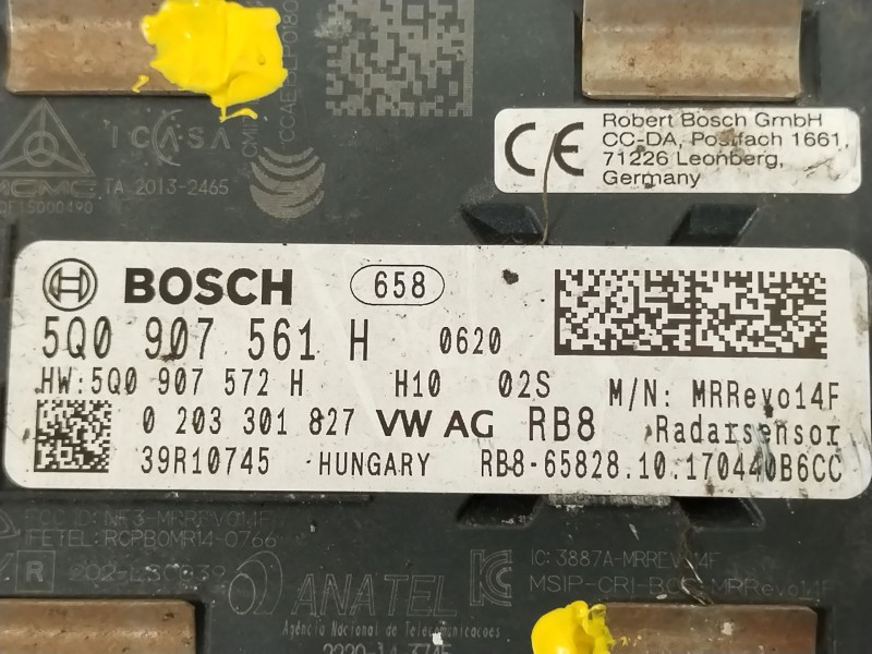 Recambio de sensor para seat leon (5f1) 1.4 tsi referencia OEM IAM 5Q0907561H 5Q0907572H 0203301827