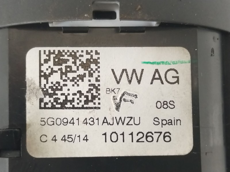 Recambio de mando luces para volkswagen polo v (6r1, 6c1) 1.2 tsi 16v referencia OEM IAM 5G0941431AJ  