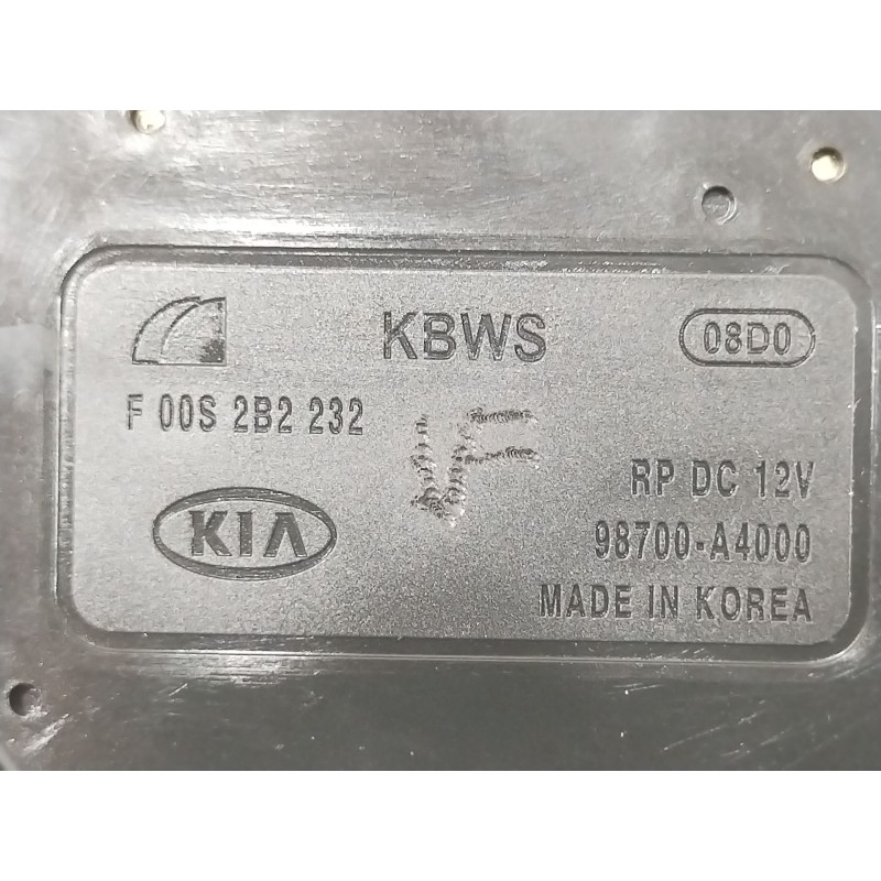 Recambio de motor limpia trasero para kia carens iv 1.6 gdi referencia OEM IAM 98700A4000 F00S282232 F00S2B4116