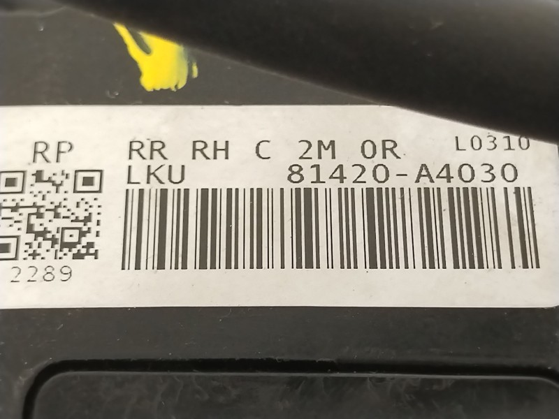 Recambio de cerradura puerta trasera derecha para kia carens iv 1.6 gdi referencia OEM IAM 81420A4030  