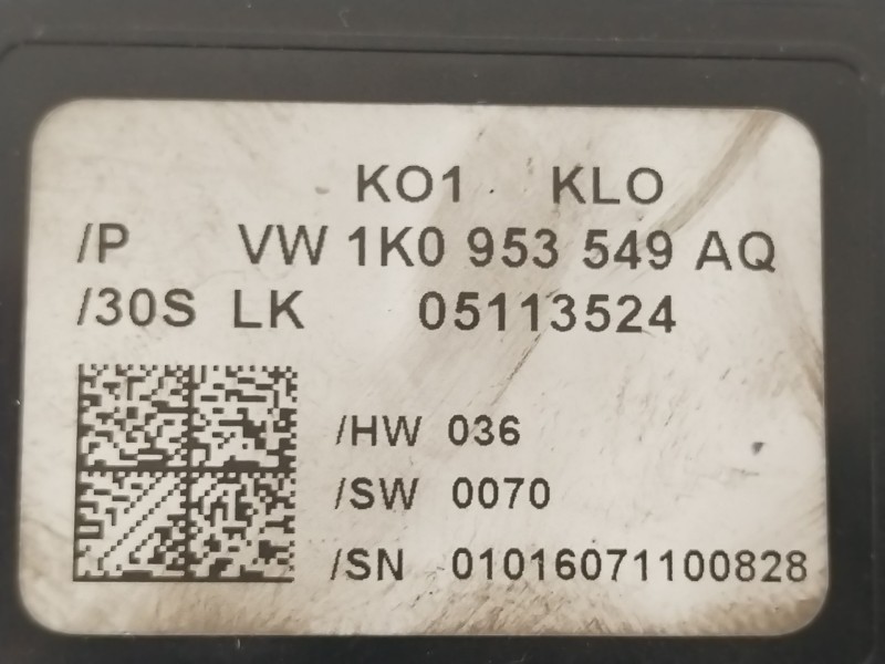 Recambio de modulo electronico para seat leon (1p1) 2.0 tdi referencia OEM IAM 1K0953549AQ  