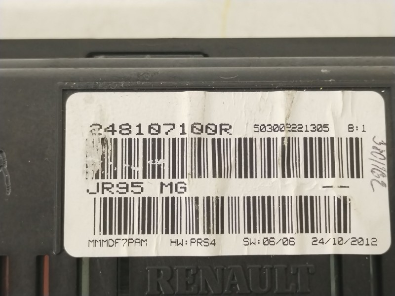 Recambio de cuadro instrumentos para renault scénic iii (jz0/1_) 1.2 tce referencia OEM IAM 248107100R  
