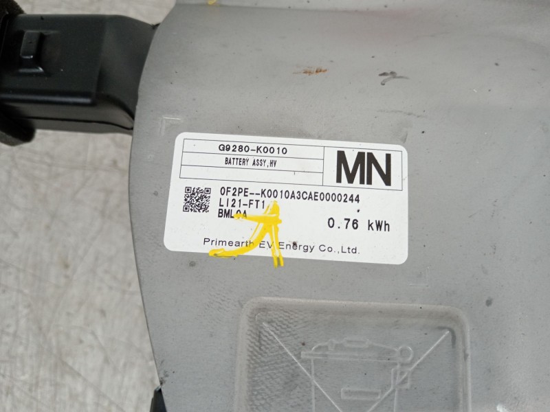 Recambio de bateria para toyota yaris (_p21_, _pa1_, _ph1_) 1.5 hybrid (mxph11) referencia OEM IAM G9280K0010  
