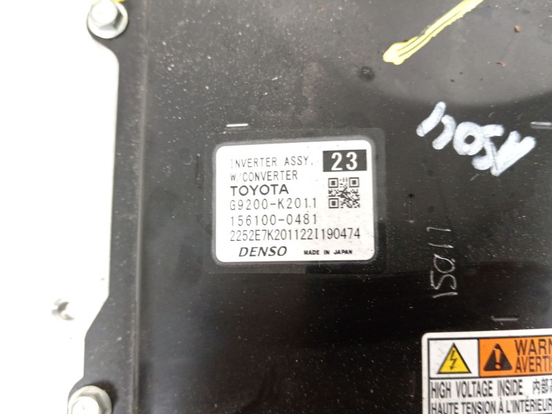 Recambio de modulo electronico para toyota yaris (_p21_, _pa1_, _ph1_) 1.5 hybrid (mxph11) referencia OEM IAM G9200K2011 1561000