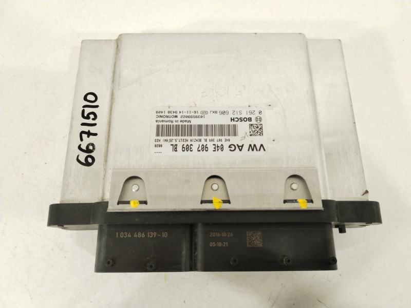 Recambio de centralita motor uce para seat leon (5f1) 1.2 tsi referencia OEM IAM 04E907309BL 0261S12606 