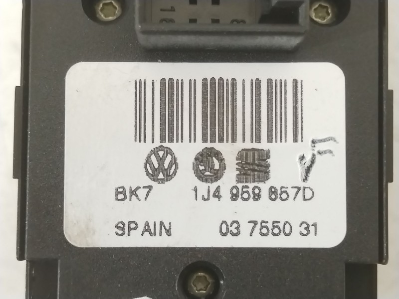 Recambio de mando elevalunas delantero izquierdo para seat toledo ii (1m2) 1.6 referencia OEM IAM 1J4959857D  