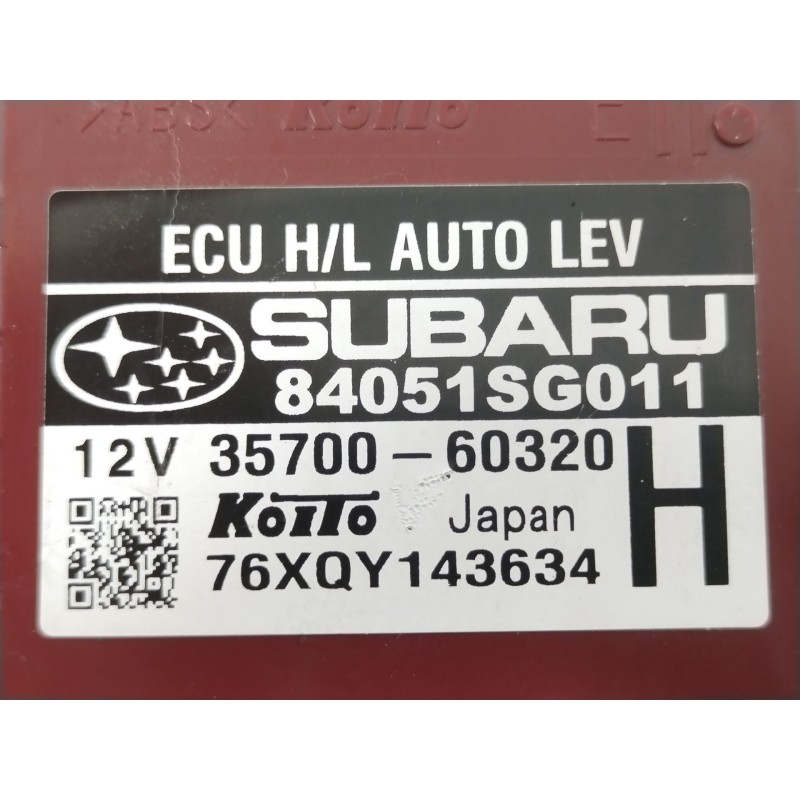 Recambio de centralita luces para subaru forester (sj_) 2.0 d awd (sjd) referencia OEM IAM 84051SG011 3570060320 