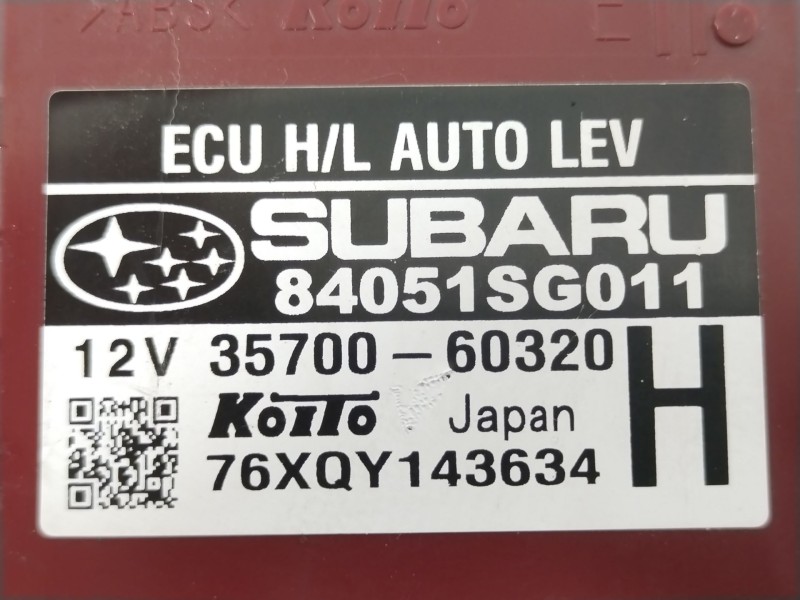 Recambio de centralita luces para subaru forester (sj_) 2.0 d awd (sjd) referencia OEM IAM 84051SG011 3570060320 
