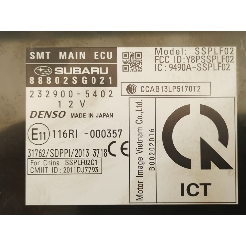Recambio de modulo electronico para subaru forester (sj_) 2.0 d awd (sjd) referencia OEM IAM 88802SG021 2329005402 