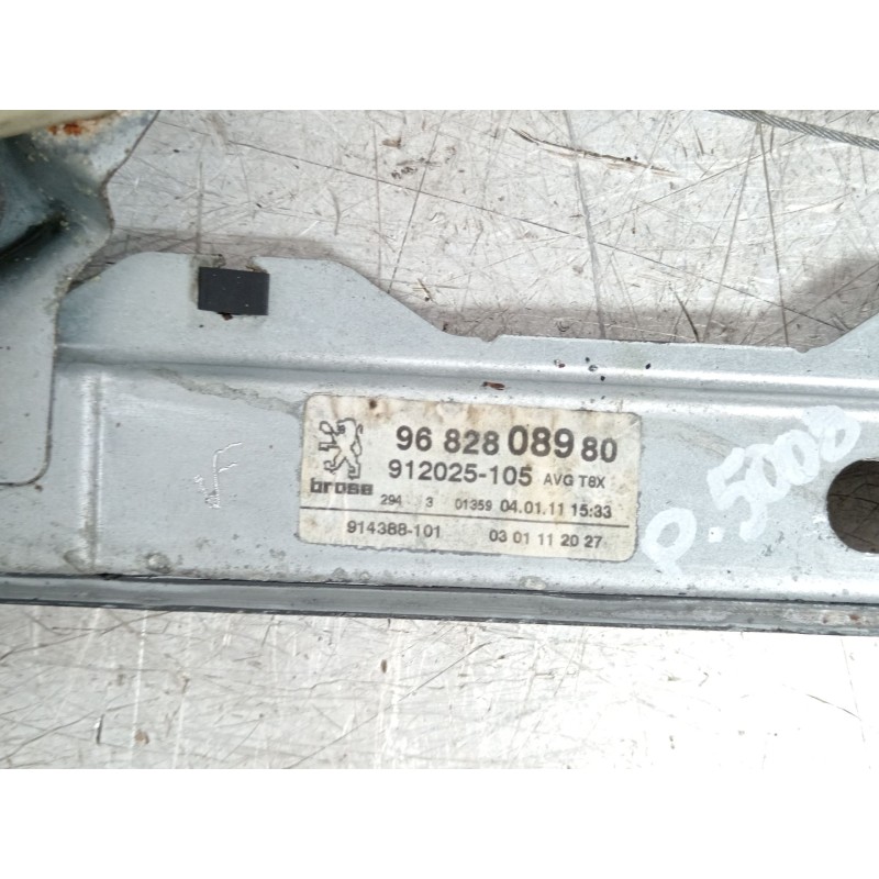 Recambio de elevalunas delantero izquierdo para peugeot 5008 (0u_, 0e_) 1.6 hdi referencia OEM IAM 9682808980 912043103 96294220