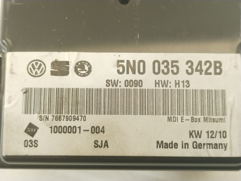 Recambio de modulo electronico para volkswagen golf vi (5k1) 2.0 gti referencia OEM IAM 5N0035342B  