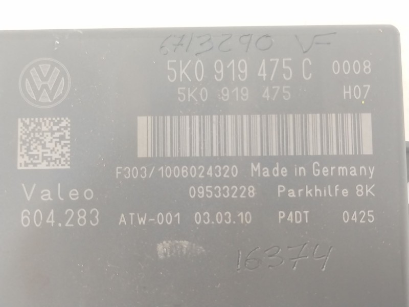 Recambio de modulo electronico para volkswagen golf vi (5k1) 2.0 gti referencia OEM IAM 5K0919475C  