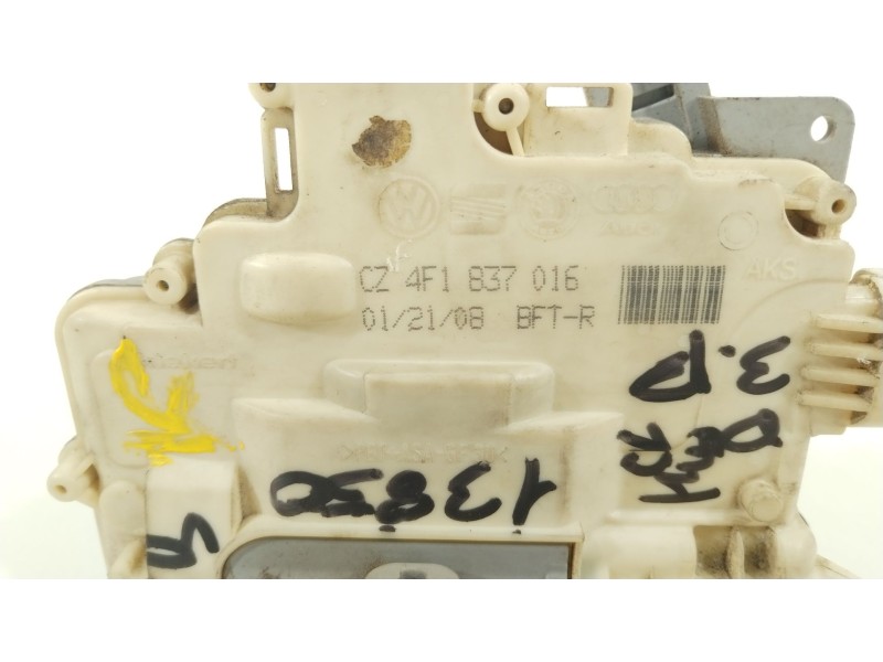 Recambio de cerradura puerta delantera derecha para audi a3 (8p1) 2.0 tdi 16v referencia OEM IAM 4F1837016  