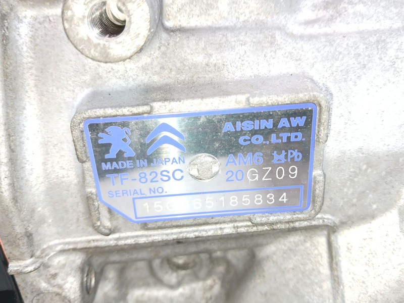 Recambio de caja cambios para citroën ds4 (nx_) 2.0 bluehdi 180 referencia OEM IAM 20GZ09 TF82SC 