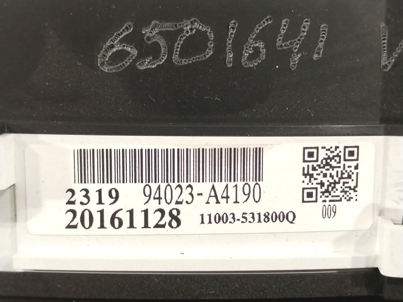 Recambio de cuadro instrumentos para kia carens iv 1.6 gdi referencia OEM IAM 231994023A4190 94023A4190 