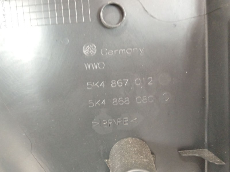 Recambio de guarnecido puerta delantera derecha para volkswagen golf vi (5k1) 2.0 gti referencia OEM IAM 5K4867012  