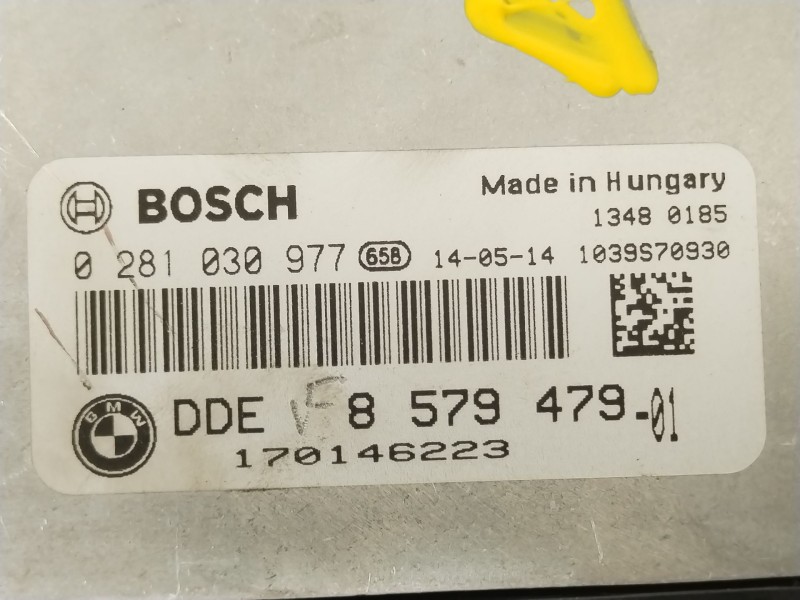 Recambio de centralita motor uce para bmw 1 (f20) 116 d referencia OEM IAM 8579479 0281030977 