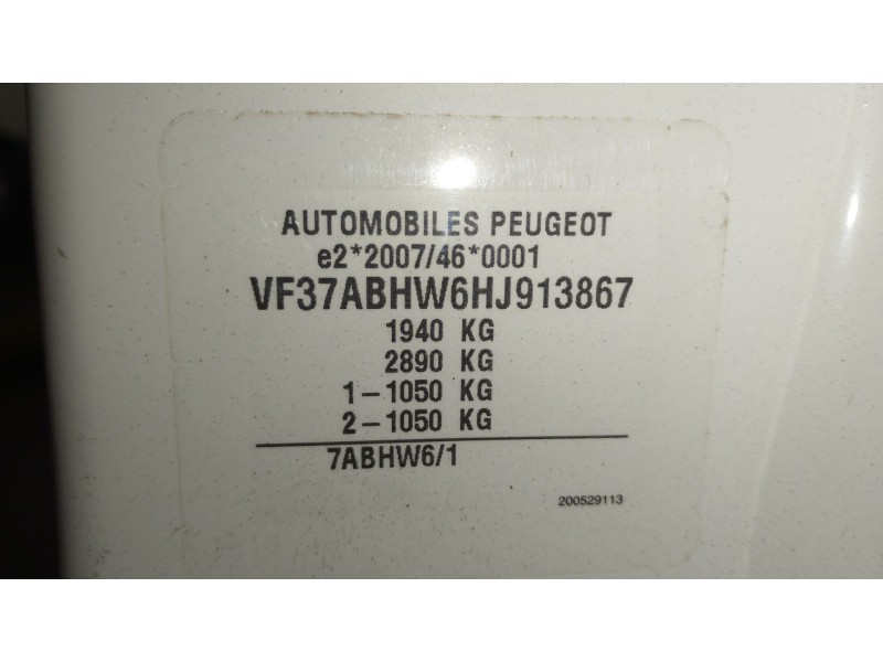 Recambio de motor completo para peugeot partner furgoneta/monovolumen (k9) 1.6 bluehdi 75 referencia OEM IAM BH02  