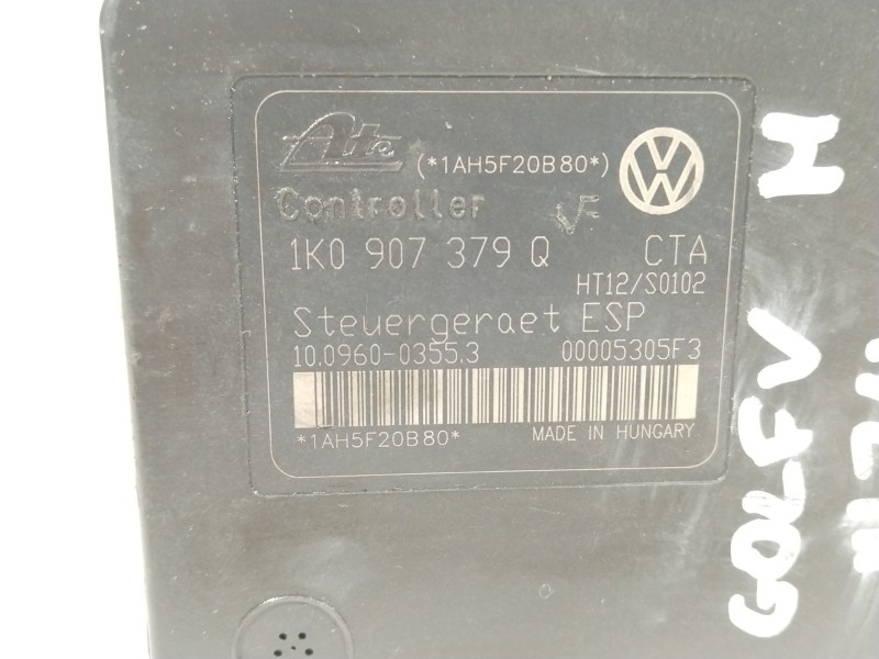 Recambio de abs para volkswagen golf v (1k1) 1.9 tdi referencia OEM IAM 1K0614517M 1K0907379Q 