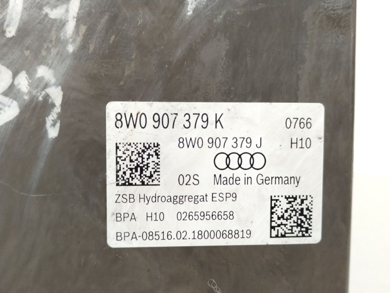 Recambio de abs para audi a4 b9 avant (8w5, 8wd) 2.0 tdi referencia OEM IAM 8W0907379K 8W0614517N 8W0907379J