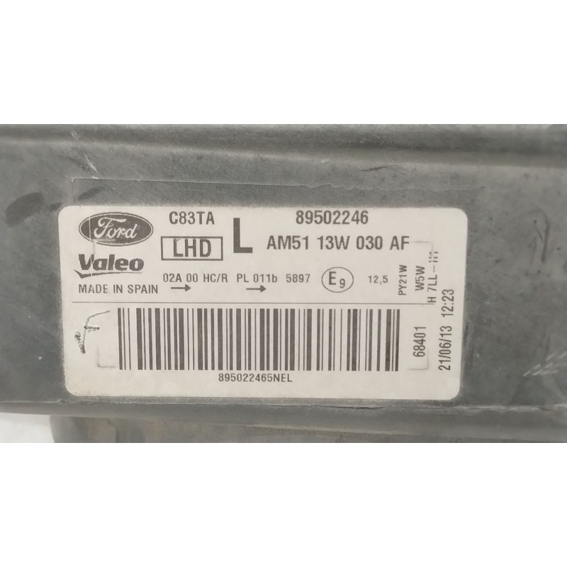Recambio de faro izquierdo para ford grand c-max van 2.0 tdci referencia OEM IAM AM5113W030AF 89502246 