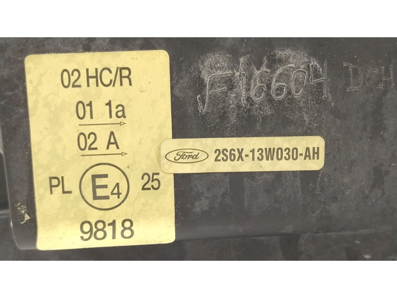 Recambio de faro derecho para ford fiesta v (jh_, jd_) 1.4 16v referencia OEM IAM 2S6X13W030AH  