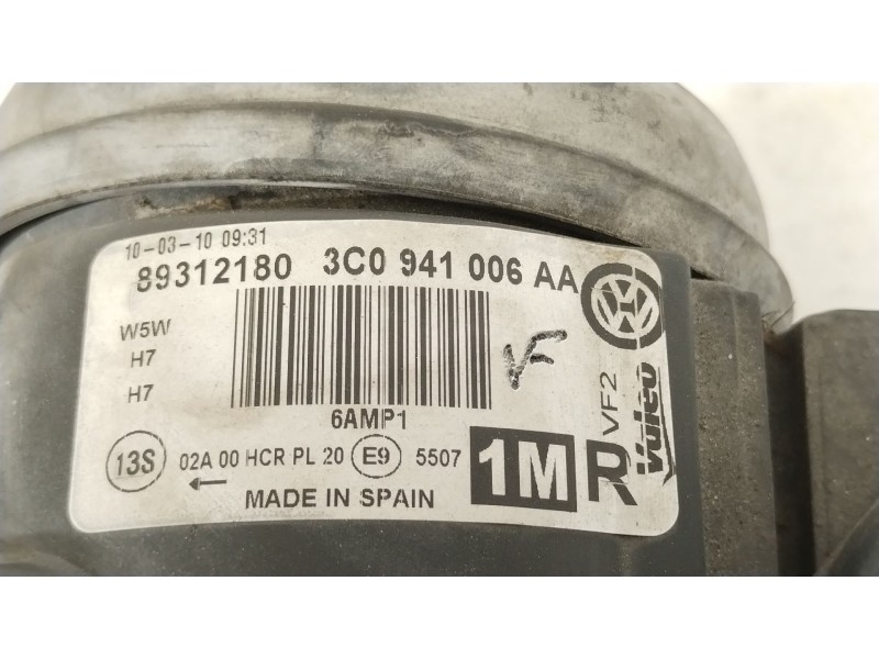 Recambio de faro derecho para volkswagen passat b6 variant (3c5) 2.0 tdi referencia OEM IAM 3C0941006AA 89312180 