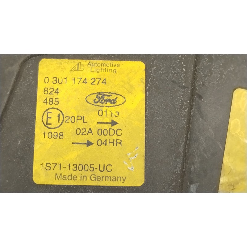 Recambio de faro derecho para ford mondeo iii (b5y) 2.0 tdci referencia OEM IAM 1S7113005UC 0301174274 1307329064