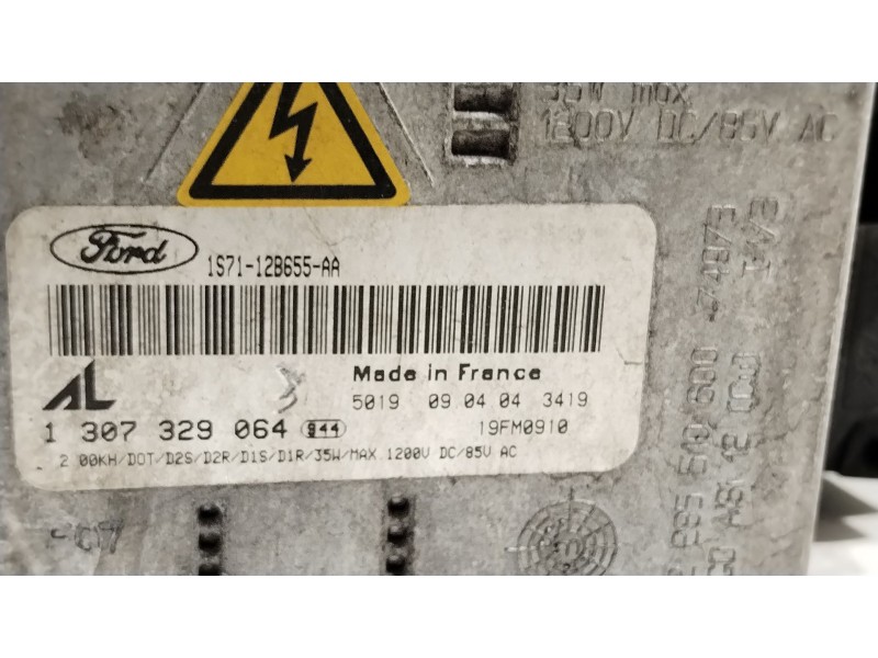 Recambio de faro derecho para ford mondeo iii (b5y) 2.0 tdci referencia OEM IAM 1S7113005UC 0301174274 1307329064