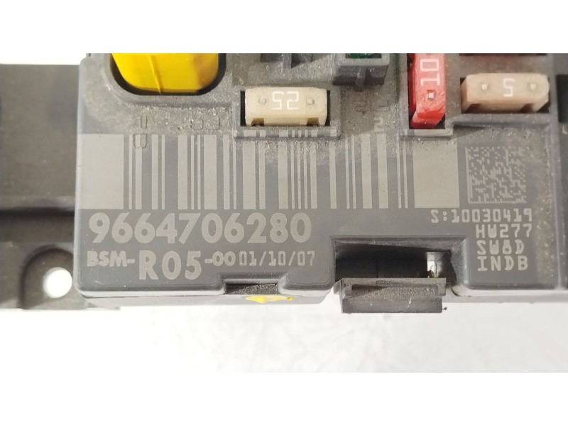 Recambio de caja reles / fusibles para peugeot 308 i (4a_, 4c_) 1.6 16v referencia OEM IAM 9664706280 BSMR0500 
