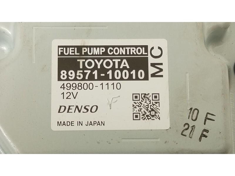 Recambio de modulo electronico para toyota yaris (_p21_, _pa1_, _ph1_) 1.5 hybrid (mxph11) referencia OEM IAM 8957110010  