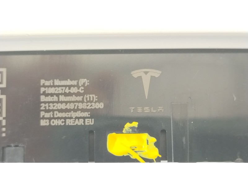 Recambio de luz interior para tesla model 3 ev referencia OEM IAM P109257400C  