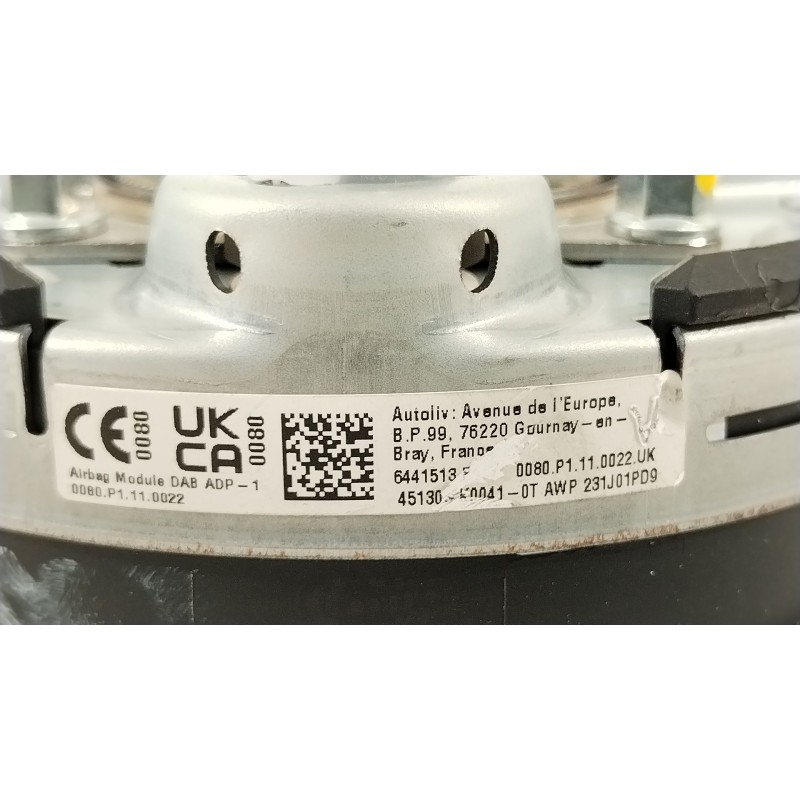 Recambio de airbag delantero izquierdo para toyota yaris (_p21_, _pa1_, _ph1_) 1.5 hybrid (mxph11) referencia OEM IAM 45130K0041