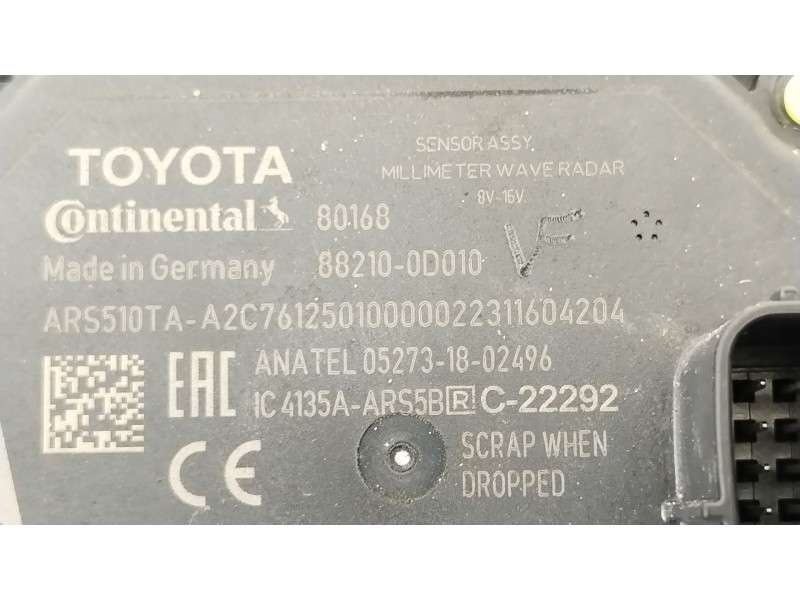 Recambio de sensor para toyota yaris (_p21_, _pa1_, _ph1_) 1.5 hybrid (mxph11) referencia OEM IAM 882100D010  