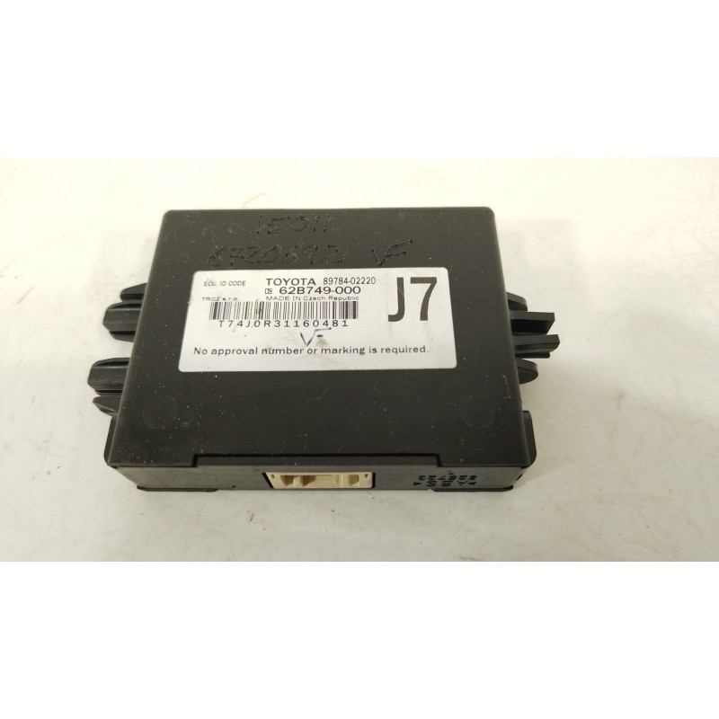 Recambio de modulo electronico para toyota yaris (_p21_, _pa1_, _ph1_) 1.5 hybrid (mxph11) referencia OEM IAM 8978402220 62B7490
