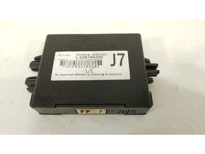 Recambio de modulo electronico para toyota yaris (_p21_, _pa1_, _ph1_) 1.5 hybrid (mxph11) referencia OEM IAM 8978402220 62B7490