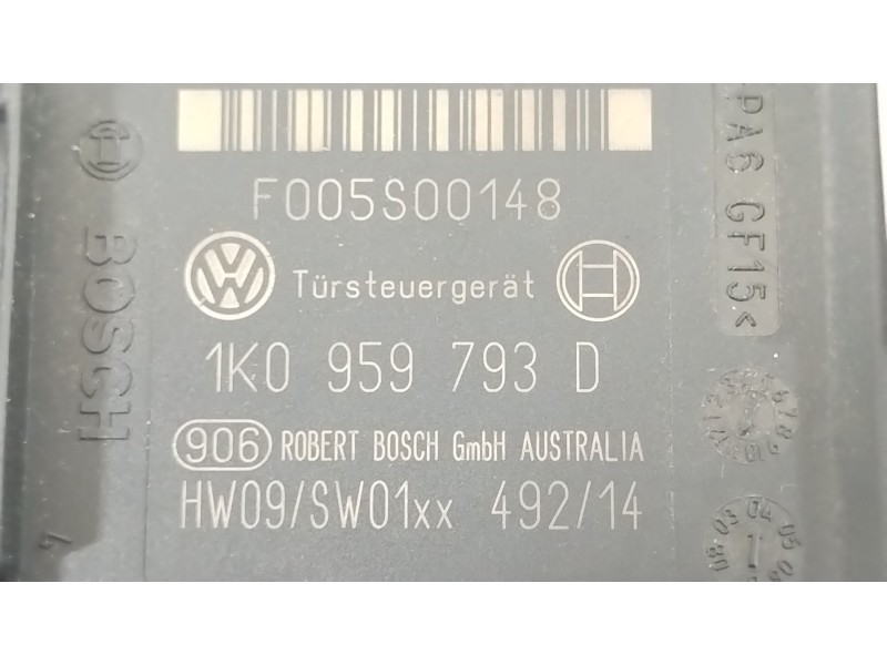 Recambio de motor elevalunas delantero izquierdo para seat altea xl (5p5) freetrack referencia OEM IAM 1T0959701AD 1K0959793D 