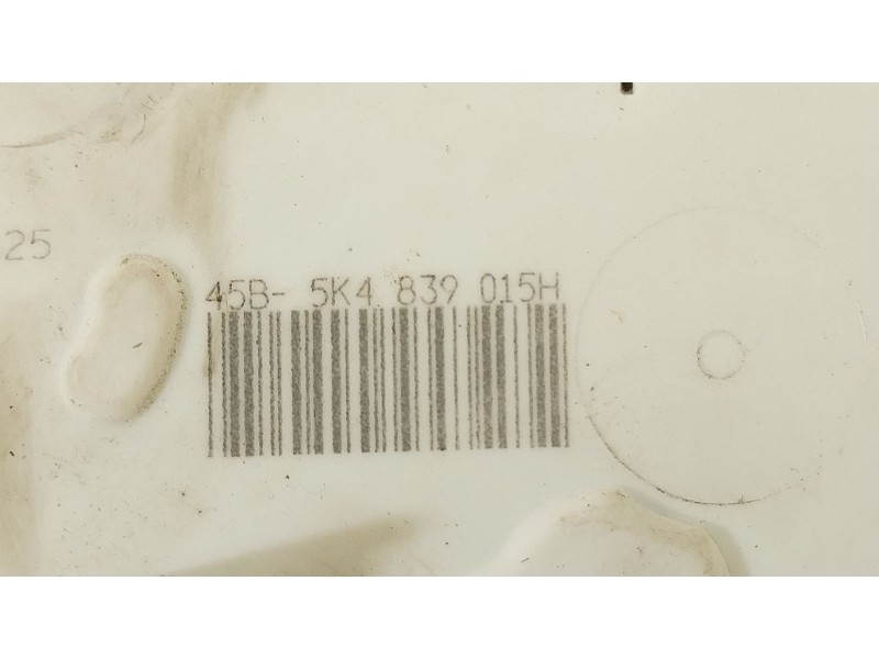 Recambio de cerradura puerta trasera izquierda para volkswagen golf vi (5k1) 2.0 gti referencia OEM IAM 5K4839015H  